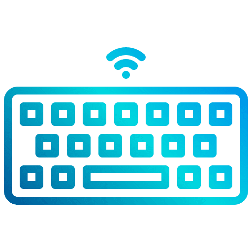 Wireless keyboard wifi signal wireless keyboard computer icon Wireless keyboard wifi signal wireless keyboard computer icon