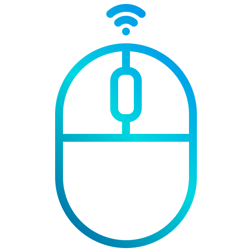 Wireless mouse multimedia computing technology icon Wireless mouse multimedia computing technology icon