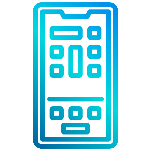 App cellphone mobile application ui icon App cellphone mobile application ui icon