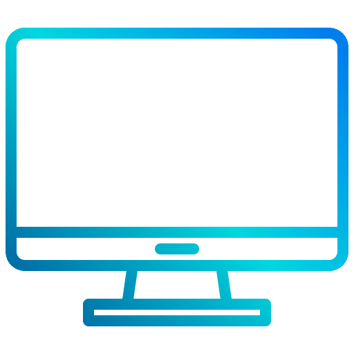 Computer computer data analytics presentation icon