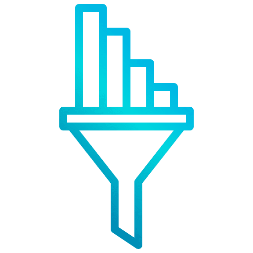 Filter stats filtering infographic icon Filter stats filtering infographic icon