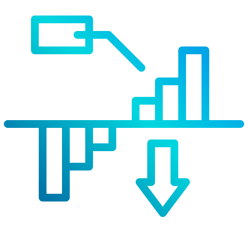 Infographic bar graph chart business and finance icon Infographic bar graph chart business and finance icon