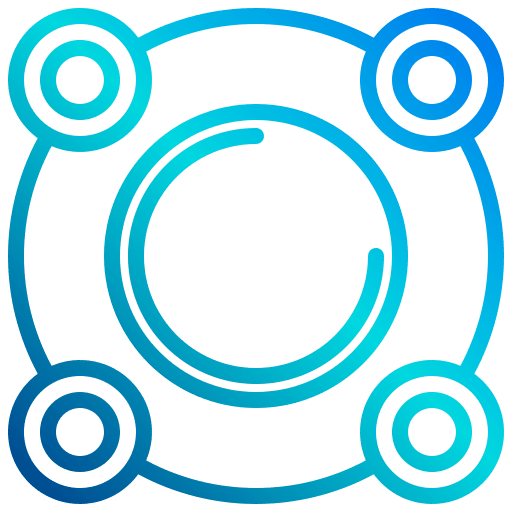 Network data analysis pie chart infographic icon Network data analysis pie chart infographic icon