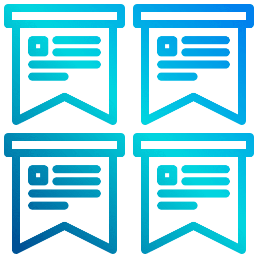 Banner infographic element ribbons icon Banner infographic element ribbons icon