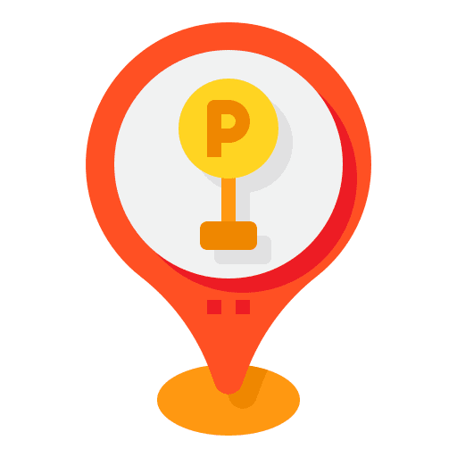 Parking parking lot maps and location placeholder icon Parking parking lot maps and location placeholder icon