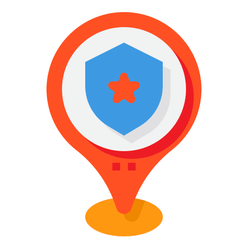 Police station placeholder maps and location pin icon Police station placeholder maps and location pin icon