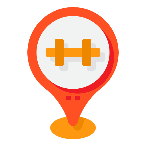 Gym placeholder navigation pin icon Gym placeholder navigation pin icon