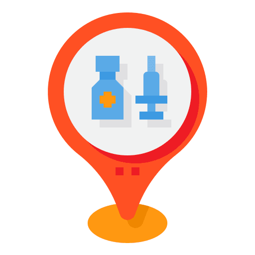 Pharmacy pin maps and location placeholder icon Pharmacy pin maps and location placeholder icon