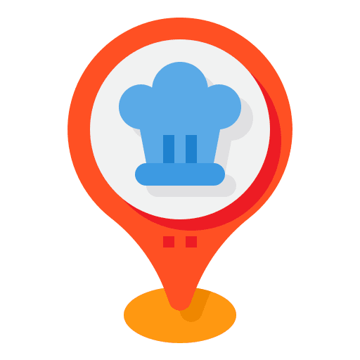Restaurant pin placeholder navigation icon Restaurant pin placeholder navigation icon