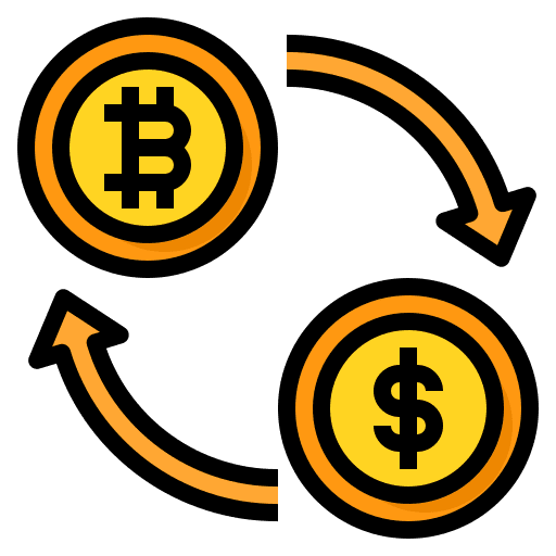Currency exchange business banking exchange icon