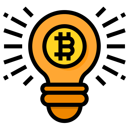 Light bulb business and finance business banking icon