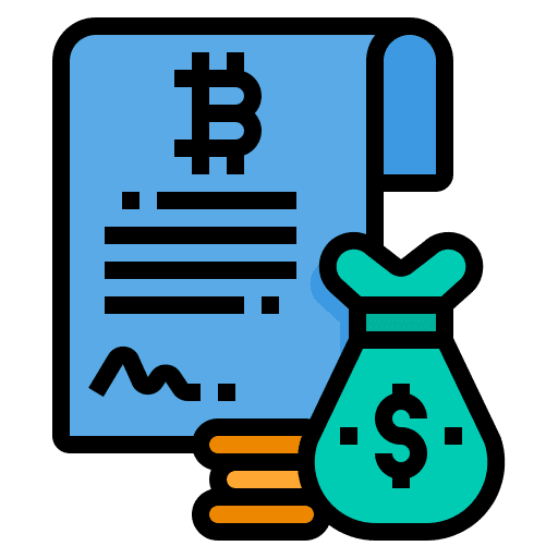 Ledger bitcoin money bag business and finance icon Ledger bitcoin money bag business and finance icon