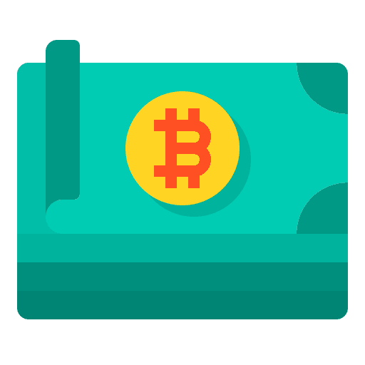 Banknotes bitcoin cash business and finance icon Banknotes bitcoin cash business and finance icon