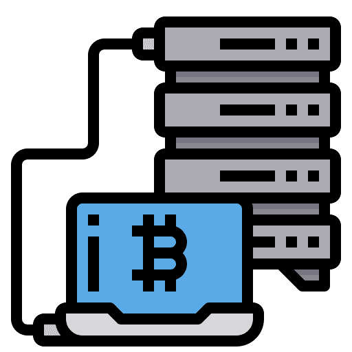 Big data business server currency icon Big data business server currency icon