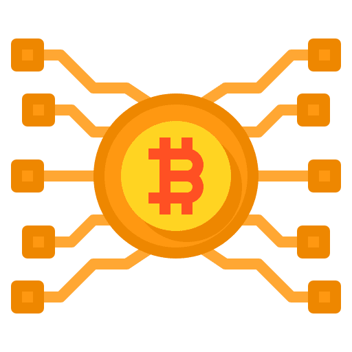 Bitcoin cryptocurrency coding currency icon Bitcoin cryptocurrency coding currency icon
