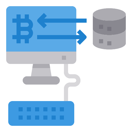 Mining currency mining server icon Mining currency mining server icon