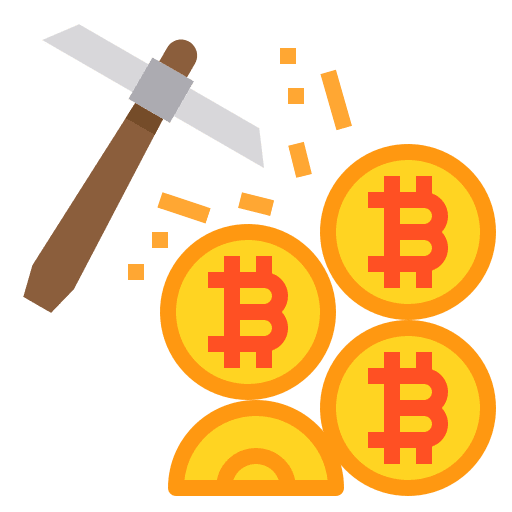 Mining mining pickaxe business and finance icon Mining mining pickaxe business and finance icon