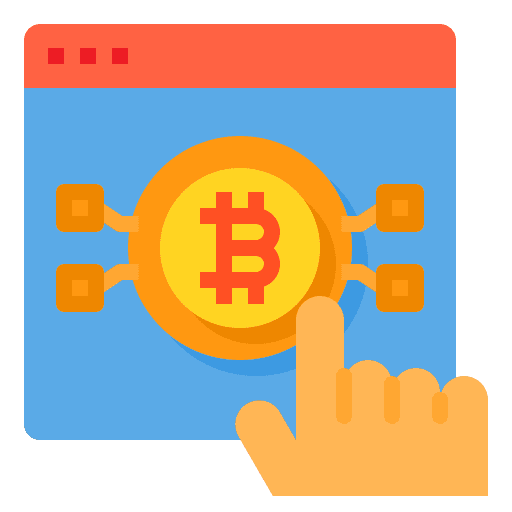Website business cryptocurrency website icon Website business cryptocurrency website icon