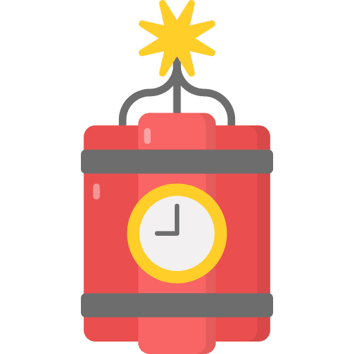 Dynamite explosives weapon miscellaneous icon Dynamite explosives weapon miscellaneous icon
