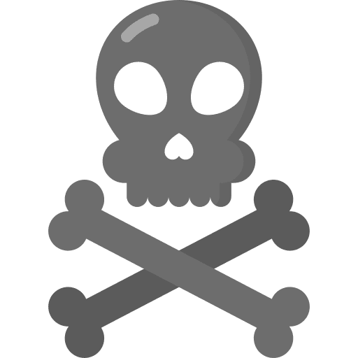 Toxic dangerous toxic chemical destructive icon