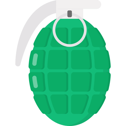 Grenade military terrorism radiation icon Grenade military terrorism radiation icon