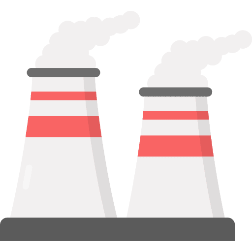 Nuclear plant nuclear power contamination nuclear icon Nuclear plant nuclear power contamination nuclear icon