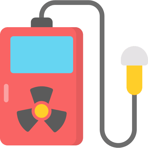 Radiation detector radiation detector radiation signal icon Radiation detector radiation detector radiation signal icon