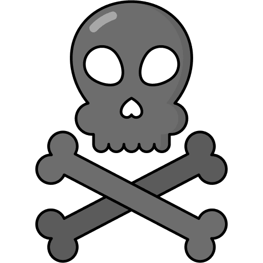 Toxic waste shapes and symbols toxic icon