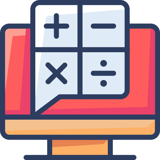 Computer training elearning online course icon Computer training elearning online course icon