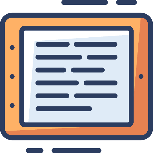 Text book touch screen technology ipad icon