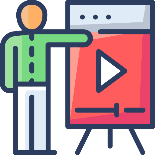 Video lesson video lesson lecturer elearning icon Video lesson video lesson lecturer elearning icon
