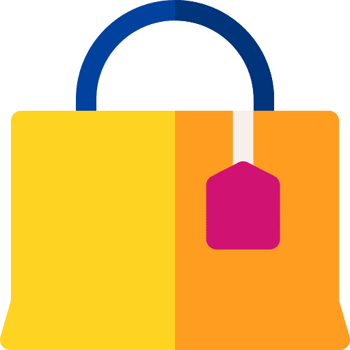 Shopping bag world financial shopping items sale icon Shopping bag world financial shopping items sale icon