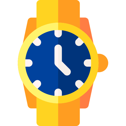 Wristwatch time fashion time and date icon Wristwatch time fashion time and date icon