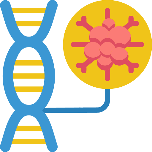 Dna cancer healthcare and medical illness icon