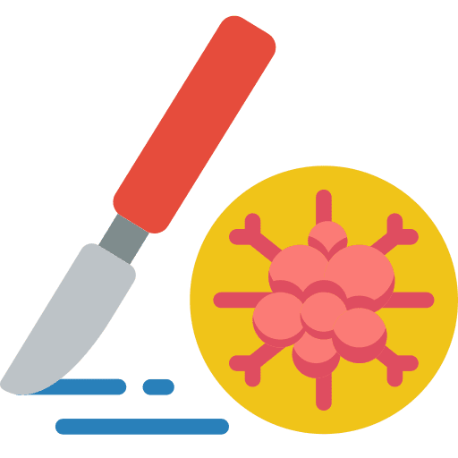 Knife surgery healthcare and medical cell icon