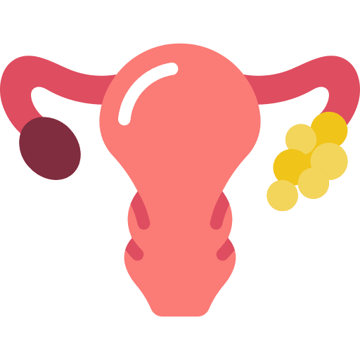 Uterus cancer healthcare and medical illness icon