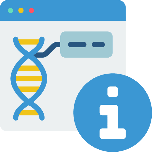Website research healthcare and medical information icon