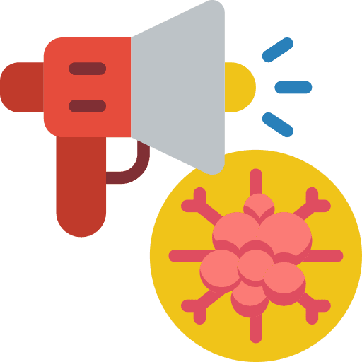 Cancer communications healthcare and medical cancer icon