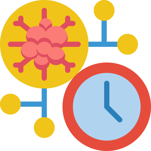Clock health illness clock icon