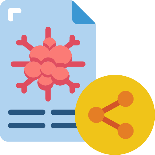 Document share health document icon