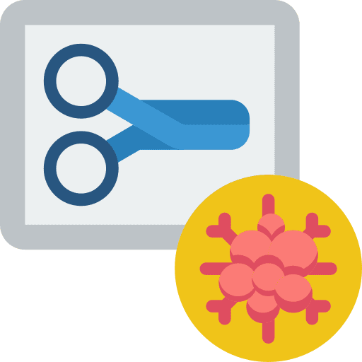 Scissors surgery scissors cancer icon