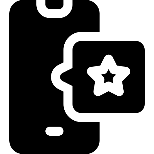 Rating smartphone app communications icon