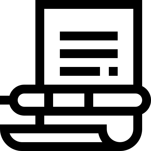 Contract policy contract guarantee icon