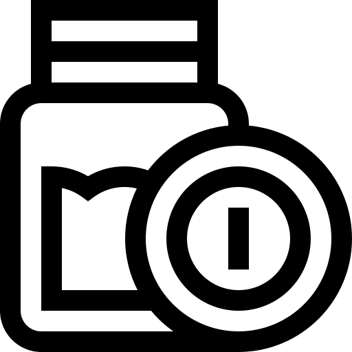Funds jar investment business and finance icon