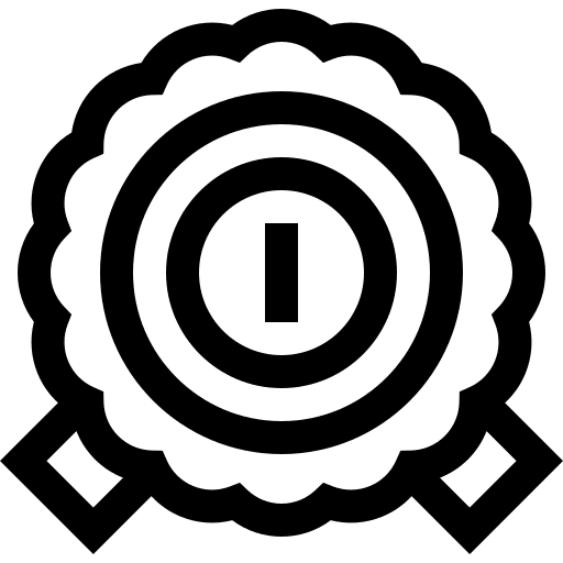 Reward award emblem business and finance icon