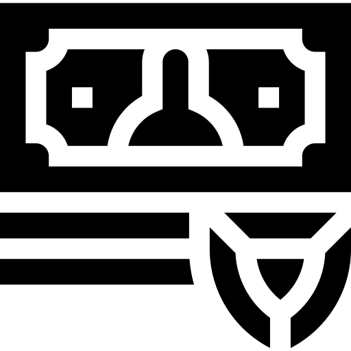 Financial security business and finance protection icon Financial security business and finance protection icon