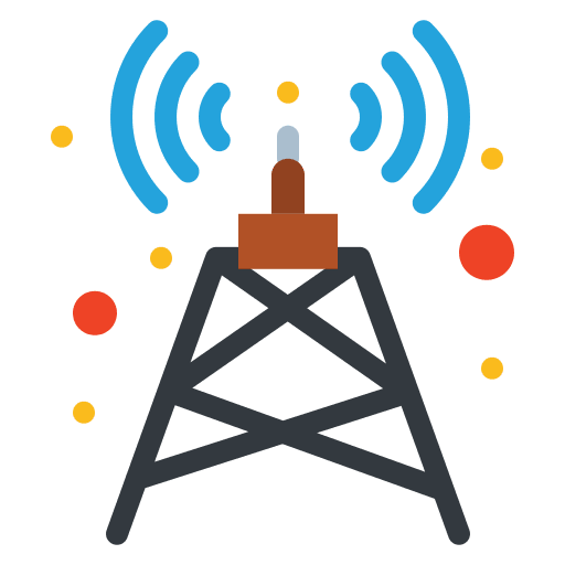 Antenna electricity wireless connectivity antenna icon