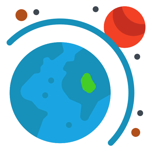 Astronomy astronomy impact space icon