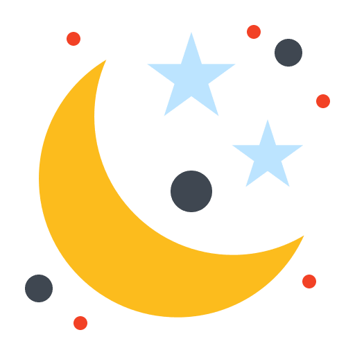 Moon forecast miscellaneous weather icon Moon forecast miscellaneous weather icon