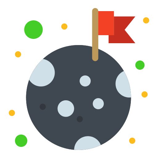 Moon moon discovery universe icon Moon moon discovery universe icon